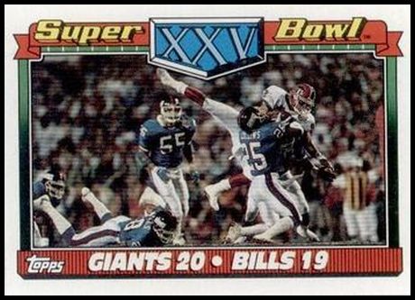 1 Super Bowl XXV SBXXV